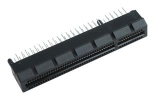 AMPHENOL COMMUNICATIONS SOLUTIONS 10018783-10113TLF Card Edge Connector, Dual Side, 1.57 mm, 164 Contacts, Through Hole Mount, Straight