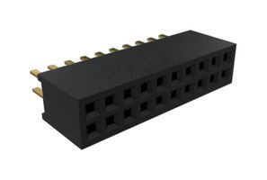 AMPHENOL COMMUNICATIONS SOLUTIONS 20021311-00040T4LF PCB Receptacle, Wire-to-Board, 1.27 mm, 2 Rows, 40 Contacts, Through Hole Straight