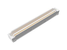 AMPHENOL COMMUNICATIONS SOLUTIONS 61083-104402LF Mezzanine Connector, Header, 0.8 mm, 2 Rows, 100 Contacts, Surface Mount, Brass