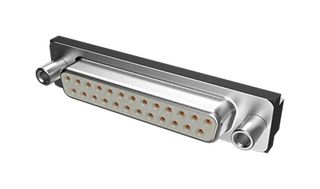 AMPHENOL COMMUNICATIONS SOLUTIONS D25P33E4GV00LF D Sub Connector, Standard, Plug, FCI Delta D Series, 25 Contacts, DB, Solder