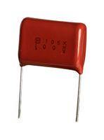PANASONIC ECQE2106JF General Purpose Film Capacitor, Metallized PET, Radial Box - 2 Pin, 10 µF, ± 5%, 250 V