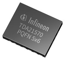 INFINEON TDA21590AUMA1 Voltage Regulator, DC/DC Gate Driver, Integrated Power Stage, 4.25V to 16V in, 90A out, 1.5MHz, PQFN