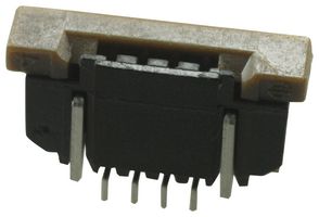 AMPHENOL COMMUNICATIONS SOLUTIONS SFW4R-3STE1LF FFC / FPC Board Connector, 1 mm, 4 Contacts, Receptacle, FCI SFW-R Series, Surface Mount Straight