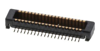 MOLEX 55650-0488 Mezzanine Connector, Plug, 0.5 mm, 2 Rows, 40 Contacts, Surface Mount, Brass
