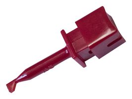 MUELLER ELECTRIC BU-00201-2 Test Accessory, Red, 10 A, Plunger Clip, Testing Small Electronic Components