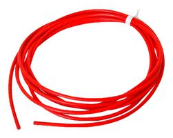 MUELLER ELECTRIC WI-M-18-25-2 Wire, Silicone, Red, 18 AWG, 413 x 44AWG, 7.62 m