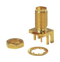 MUELLER ELECTRIC BU-1420701871 RF / Coaxial Connector, SMA Coaxial, Straight Jack, Solder, 50 ohm, Beryllium Copper