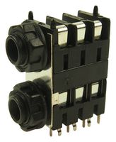 MULTICOMP PRO MP009030 Phone Audio Connector, 6.35mm, 6 Contacts, Jack, Panel PCB Mount