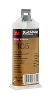 3M DP105, CLEAR, 48.5ML Adhesive, Epoxy - 2 Part, Transparent, Room Temperature, Cartridge, 48.5 ml