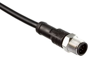 AMPHENOL LTW SM12A-05BMMM-SL8D02 Sensor Cable, M12 Plug, Free End, 5 Positions, 2 m, 6.6 ft