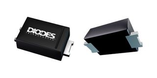 DIODES INC. S1MSWFQ-7 Standard Recovery Diode, 1 kV, 1 A, Single, 1.1 V, 1000 ns, 25 A