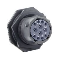 SOURIAU-SUNBANK / EATON UTSX714E12S Circular Connector, Standard Circular Connector, TRIM TRIO UTSX Series, Jam Nut Receptacle