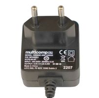 MULTICOMP PRO MP009257 AC/DC Power Supply, ITE, 1 Output, 6 W, 24 VDC, 250 mA