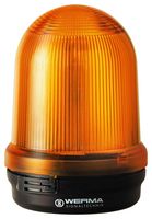 WERMA 82937055 Beacon, LED, Yellow, Steady, 24 VDC, 98 mm x 137 mm, IP65
