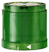 WERMA 84320055 Beacon, LED, Green, Steady, 24 VAC/DC, 70 mm x 65.5 mm, IP54