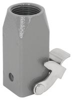MULTICOMP PRO MP009345 Heavy Duty Connector, Base, Cable Mount, Top Entry, Zinc Body, 1 Lever, 3A