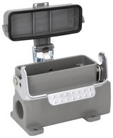 MULTICOMP PRO MP009401 Heavy Duty Connector, Base, Bulkhead Mount, Side Entry, Aluminium Body, 1 Lever, 16A