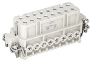 MULTICOMP PRO MP009522 Heavy Duty Connector, MP-HA INSERTS, Insert, 16+PE Contacts, 16A, Receptacle, Screw Socket