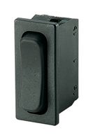 MARQUARDT 1838.1402 Rocker Switch, Momentary, SPDT, Non Illuminated, Panel Mount, Black, 1830 Series