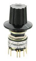 MARQUARDT 9037.0100 Rotary Switch, 12 Position, 1 Pole, 30 °, 400 mA, 28 V, 9037 Series