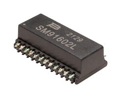 BOURNS SM91602L-E Ethernet & LAN Transformer, 1 Port, 1:1, 1 µH, Surface Mount