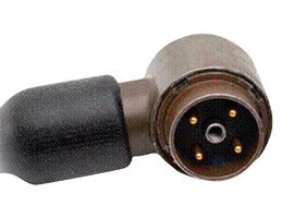 AMPHENOL INTERCONNECT INDIA M55181/3-03 Circular Connector, Power, MIL-DTL-55181, M55181 Series, Right Angle Plug, 4 Contacts, Solder Pin