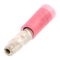 MOLEX 19036-0003 Bullet Terminal, Avikrimp 19036 Series, 22AWG to 18AWG, Male Bullet, Red, Nylon (Polyamide)