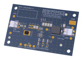 RECOM POWER RPY-1.5Q-EVM-1 Evaluation Module, RPY-1.5Q, Buck, PWM, 4 V to 36 V, 1.5 A out