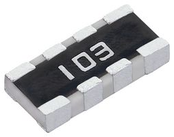 MULTICOMP PRO MCPNF43JT-XR0R0 Zero Ohm Network Resistor, Jumper, 0603 [1608 Metric], Thick Film, Isolated, Convex, 4 Resistors