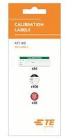 TE CONNECTIVITY 2404500-1 Label, Die-Cut, PVC, Calibration