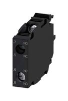 SIEMENS 3SU1400-1AA10-1GA0 Contact Block, Screw, 1 Pole, 10 A, 110 V