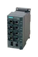 SIEMENS 6GK5208-0BA10-2AA3 Switch, 8 Ports, Industrial, Managed Fast Ethernet, DIN Rail / Wall, RJ45 x 8, 10Mbps, 100Mbps
