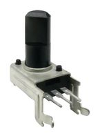 BOURNS PEC12R-2220F-S0024 Rotary Encoder, Mechanical, Incremental, 24 PPR, 24 Detents, Vertical, With Momentary Push Switch