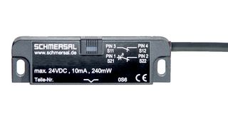 SCHMERSAL 101193232 Safety Interlock Switch, BNS 36 Series, DPST-NC, Cable, IP67