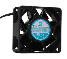 ORION FANS OA60EC-UR-1WB AC Axial Fan, 115V / 230V, Square, 60 mm, 25 mm, Ball Bearing, 19.5 CFM