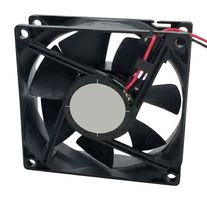 ORION FANS OD8025-24LB DC Axial Fan, 24 V, Square, 80 mm, 25 mm, Ball Bearing, 21.9 CFM