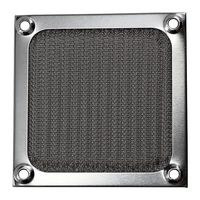 ORION FANS WMG80M Fan Filter Assembly, Mill, 80 mm, Orion Fans OD8015, OD8020, OD8025, OA825, OA80 Series, 71.4 mm