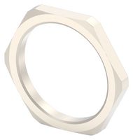 ENTRELEC - TE CONNECTIVITY 1SNG608006R0000 Locknut, M40 x 1.5, Brass, Nickel, 5 mm