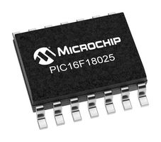 MICROCHIP PIC16F18025-I/SL 8 Bit MCU, PIC16 Family PIC16F180xx Series Microcontrollers, PIC16, 32 MHz, 14 KB, 14 Pins, SOIC