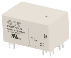 TE CONNECTIVITY - POTTER&BRUMFIELD 6-1423008-6 Power Relay, DPST-NO, 12 VDC, 50 A, T92H Series, Through Hole, Non Latching