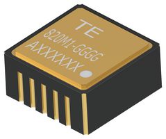 TE CONNECTIVITY 820M1-0200 MEMS Accelerometer, ± 200g, X, LCC, 10 Pins, 5mV/g