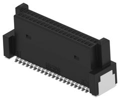 ERNI - TE CONNECTIVITY 294029-E Mezzanine Connector, Blindmate, Receptacle, 0.8 mm, 2 Rows, 40 Contacts, Surface Mount Straight