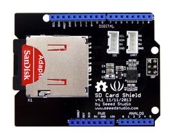 SEEED STUDIO 103030005 SD Card Shield V4 Board, 3.5 V to 5.5 V, Arduino Board