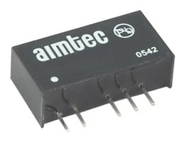 AIMTEC AM1D-0505DZ Isolated Through Hole DC/DC Converter, ITE, SIP, 1 W, 2 Output, 5 V