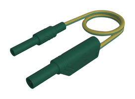 HIRSCHMANN TEST AND MEASUREMENT 934043188 Banana Test Lead, 4mm Stackable Banana Plug, Shrouded, 4mm Banana Socket, Shrouded, 6.6 ft, 2 m