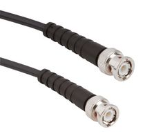 AMPHENOL RF 115101-19-600 RF / Coaxial Cable Assembly, 600 ", 15.2 m, RG58, BNC Straight Plug, BNC Straight Plug, 50 ohm
