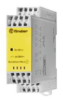FINDER 7S.36.9.024.5420 Safety Relay, 24 VDC, 4PST-NO, DPST-NC, 7S Series, DIN Rail, 6 A, Screw