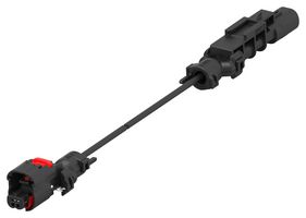 TE CONNECTIVITY 2362354-5 Cable Assembly, Wire to Board Plug to Wire to Board Receptacle, 2 Ways, 1 Row, 5 m, 16.4 ft