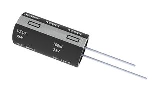 KEMET ESS106M035AC2EA Electrolytic Capacitor, 10 µF, 35 V, ± 20%, PC Pin, 1000 hours @ 105°C, Polar