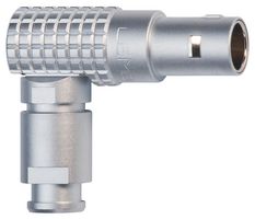 LEMO FPG.0B.305.CLAD52Z Circular Connector, Standard Circular Connector, 0B Series, Right Angle Cable Mount Plug